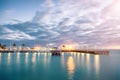 Key West Port at sunset in Florida, USA Royalty Free Stock Photo