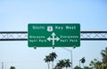 Key West street sign Royalty Free Stock Photo