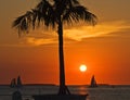 Key West sunset Royalty Free Stock Photo