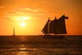 Key West Sunset Royalty Free Stock Photo