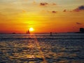 Key west sunset sail Royalty Free Stock Photo