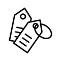 Key wording Line Style vector icon which can easily modify or edit Royalty Free Stock Photo