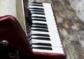 Keyboard of accordian