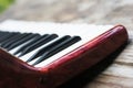 Keyboard of accordian