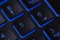 Keyboard arrow button on computer keyboard it use for move cursor Royalty Free Stock Photo