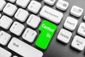 Keyboard button Contact us Royalty Free Stock Photo