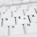 Keyboard buttons with the word SEX Royalty Free Stock Photo