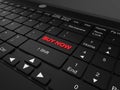 Keyboard with a buy now button concept Royalty Free Stock Photo