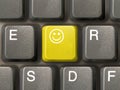 Keyboard (closeup) with Smile key