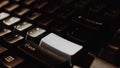 Keyboard for computer server or desktop computer Royalty Free Stock Photo