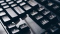 Keyboard for computer server or desktop computer Royalty Free Stock Photo