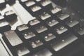 Keyboard for computer server or desktop computer Royalty Free Stock Photo