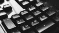 Keyboard for computer server or desktop computer Royalty Free Stock Photo