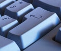 Keyboard enter key Royalty Free Stock Photo