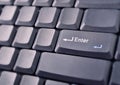 Keyboard enter key Royalty Free Stock Photo