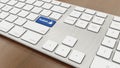 Keyboard facebook Royalty Free Stock Photo