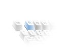 Keyboard help key Royalty Free Stock Photo