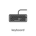 Keyboard icon from Electronic devices collection. Royalty Free Stock Photo