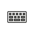 Keyboard icon vector design templates simple and modern Royalty Free Stock Photo