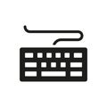 Keyboard icon vector design templates simple and modern Royalty Free Stock Photo
