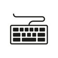 Keyboard icon vector design templates simple and modern Royalty Free Stock Photo