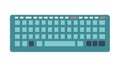 Keyboard Icon Vector for Typing, Computers, and Data Entry, vector design Generative AI Royalty Free Stock Photo