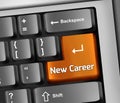 Keyboard Illustration New Career Royalty Free Stock Photo