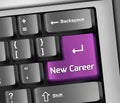 Keyboard Illustration New Career Royalty Free Stock Photo