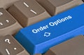 Key for order options Royalty Free Stock Photo