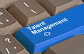 Key for talent management Royalty Free Stock Photo