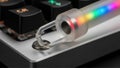 Keyboard Keycap Puller with RGB Lighting Royalty Free Stock Photo