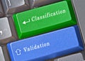 Keys for classification and validation