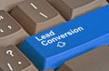 Keys for lead conversion Royalty Free Stock Photo