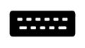 Keyboard layout, data entry, typing interface, computer input, digital writing, vector design Generative AI Royalty Free Stock Photo