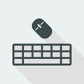 Keyboard and mouse icon