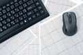 Keyboard and mouse on spreadsheets