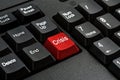 Keyboard - Red key , business Concepts And Ideas.