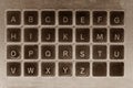 Keyboard in retro style Royalty Free Stock Photo
