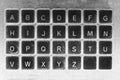 Keyboard in retro style Royalty Free Stock Photo