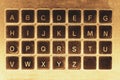 Keyboard in retro style Royalty Free Stock Photo