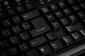 A keyboard or set of buttons for operating a portable electronic device, telephone, or other equipment on white background. Comput