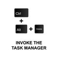 Keyboard shortcuts, invoke the task manager icon. Can be used for web, logo, mobile app, UI, UX