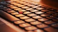 Keyboard in a slight light Royalty Free Stock Photo