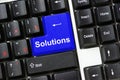 Keyboard Solutions Royalty Free Stock Photo