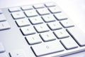 Keyboard on white background Royalty Free Stock Photo