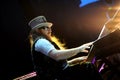 The keyboardist of Lynyrd Skynyrd,Peter Keys Royalty Free Stock Photo