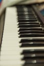 Keyboards music instrument. Royalty Free Stock Photo