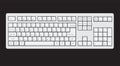 Computer keyboard,keybord Royalty Free Stock Photo