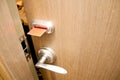 Keycard door Royalty Free Stock Photo