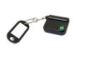 Keychain with button for calling security. Button for fast mobile help.